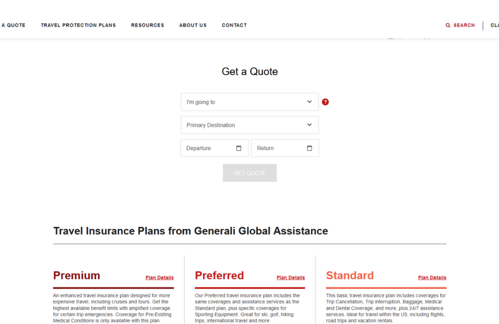 Using a Generali Travel Insurance Policy