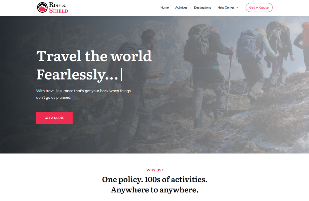 NatWest vs Rise & Shield for Adventure Travel